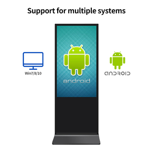 Écran tactile publicitaire LCD <span class=keywords><strong>double</strong></span> face <span class=keywords><strong>vertical</strong></span> DCSJ 43 50 55 65 pouces, moniteur 4K, affiche numérique OEM, support de sol pour centre commercial - Product Image 6