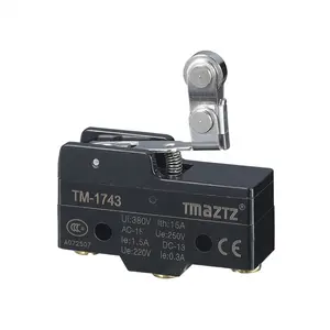 Saklar BZ-2RW826-A2 Rol SPDT 15A Sekrup Honeywell Sakelar Batas Saklar Mikroswitch