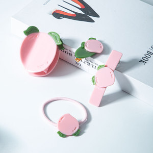 กิ๊บติดผมพีช มินิกริปเปอร์ อะซิเตทบอร์ด สำหรับผู้หญิง แฟชั่นประจำวัน เครื่องประดับผม - Product Image 2