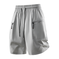 Shorts cargo de randonnée pour hommes, tissés, sportifs, taille mi-haute élastique, séchage rapide, légers et respirants, pour la course et le camping