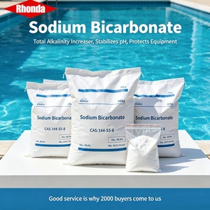 Bicarbonato de Sodio RHONDA 99% de Alta Pureza, Producto Químico <span class=keywords><strong>para</strong></span> Equilibrar el Agua de <span class=keywords><strong>Piscinas</strong></span>, Estabiliza el pH, Mejora el <span class=keywords><strong>Cloro</strong></span> - Product Image 1
