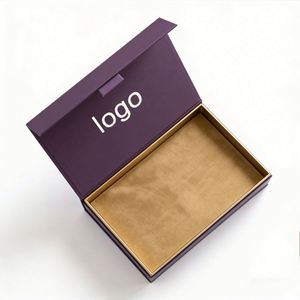 Customized Logo <b>Large</b> Capacity Corrugated Cardboard Magnetic Jewelry <b>Box</b> Earring Ring Necklace Shoes Recyclable Storage <b>Box</b> - Product Image 2