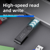 Clé USB 2.0 personnalisée avec logo, boîtier et puces intégrées, mémoire USB avec logo