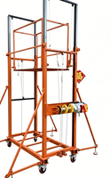 Plateforme de travail mobile pliable et portable, élévateur de chantier électrique télécommandé 3m, acier galvanisé robuste