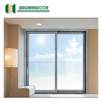 Lukliving certificat NFRC isolation thermique balcon noir ouragan impact fenêtre maison fenêtre coulissante conception