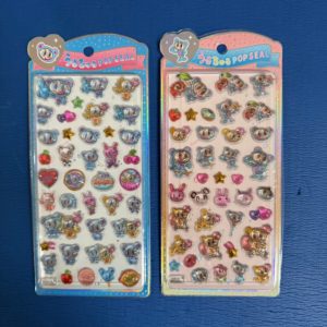 Autocollants en cristal solides et durs, autocollants décoratifs bleu ange, autocollants Tom Cat, autocollants Minions - Product Image 3