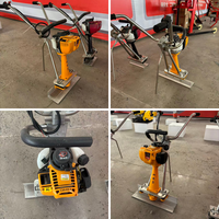 Lisseuse à béton à essence ZUJI VS35 avec lame en alliage d'aluminium, portable, pour le nivellement des surfaces, pour le coulage de routes et de sols