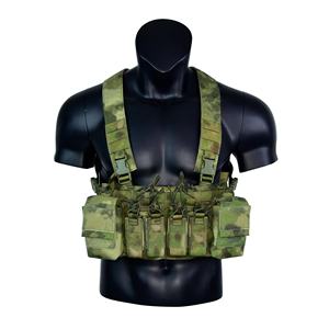 D3crx Stijl Tactische Borst Rig Set Met Quad 5.56 + Quad Smg Magazijn Configuratie Plaat Drager Tactisch Vest Jacht Outdoor - Product Image 3