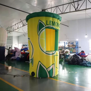 Factory Supplies Commercial Promotions Event Party Blowup Lemon Drink Kiosk Inflatable Concession Stand Booth Lemonade Tent - Product Image 2
