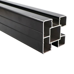 Clôture de Jardin en WPC avec Poteau en Alliage d'Aluminium, Base en HDPE, Cadre Naturel en Bois Traité sous Pression, Accessoires pour Clôture Extérieure et Portail - Product Image 2