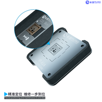 Platform Stencil Reballing CPU Universal Mijing Z21 Max untuk iPhone A8-A16 dan Ponsel Android, Template Pemasangan Chip IC dengan Tembaga Timah
