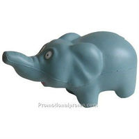 Logotipo personalizable Elefante Stress Reliever Jumbo PU Stress Ball para uso promocional Anti-Stress Relief Toy