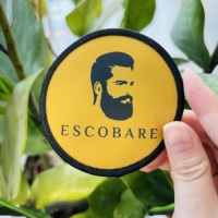 Écussons personnalisés au fer à repasser, grands vêtements animés, chapeau, patch tissé à coudre pour veste
