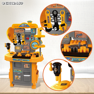 Khoan Điện Trò Chơi Thợ Thủ Công Giả Vờ Chơi Hội Thảo Cơ Khí Đồ Chơi Trẻ Em Lắp Ráp Công Cụ Thiết Lập Trẻ Em Sửa Chữa Công Cụ Đồ Chơi Cho Bé Trai - Product Image 4