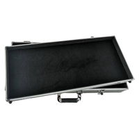 Étui rigide pour guitare en aluminium personnalisé Noir Équipement Instrument de musique Étui de vol