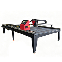 Table de découpe plasma CNC haute précision 4x4, 1212 1530, avec alimentation Huayuan en option 60A 80A 100A 120A pour tôles d'acier, de fer et d'aluminium