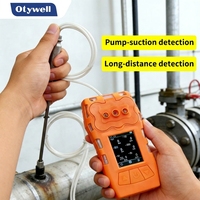 Détecteur de gaz marin portable 6-en-1 OEM ODM ATEX avec pompe pour CO, H2S, O2, CO2, LEL – Détecteur de gaz personnel pour équipage maritime IMO