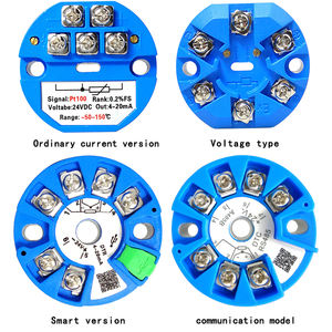 وحدة إرسال درجة الحرارة المدمجة SBWZ Pt100 الثرمستور 4-20 أمبير-5 فولت-10 فولت - Product Image 2