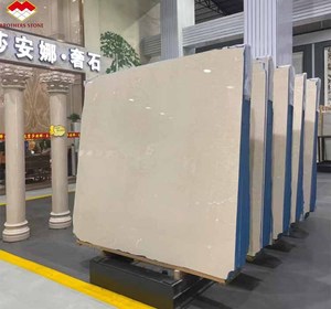 Azulejos de panel de pared de mármol Beige <span class=keywords><strong>Shanna</strong></span> italiano de alta calidad, piedra de pared de mármol Beige Royal Botticino Natural personalizada - Product Image 6