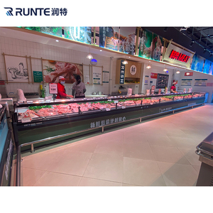 Gran valor para el dinero Gabinete de exhibición de carne fresca Refrigerador de exhibición de carne Refrigerador de exhibición abierta - Product Image 3