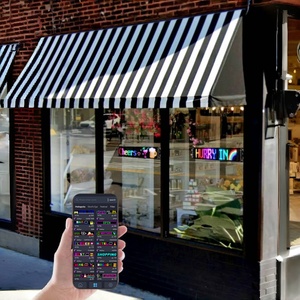 Ma Quỷ mắt Phụ kiện xe hơi <span class=keywords><strong>LED</strong></span> xe tải nhẹ xe mắt lớn lập trình linh hoạt <span class=keywords><strong>LED</strong></span> hiển thị cho xe DIY năng động màn hình mềm - Product Image 6