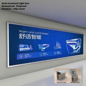 PANGUI Caja <span class=keywords><strong>de</strong></span> Luz Publicitaria Reutilizable, Ecológica, Impermeable e Ignífuga con Tapa Abatible, Caja <span class=keywords><strong>de</strong></span> Luz <span class=keywords><strong>de</strong></span> Tela <span class=keywords><strong>de</strong></span> Aluminio con Cierre a Presión para Metro - Product Image 1