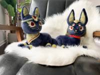 Peluche personnalisée Anubis egypte ancienne chacal peluche bébé peluches Anubis gardien peluche