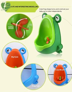 Urinario de Pared para Bebés, Diseño de Rana, de Plástico, Modelo QINGWA, Entrenador de Orinal para Niños Pequeños con Forma Divertida - Product Image 4