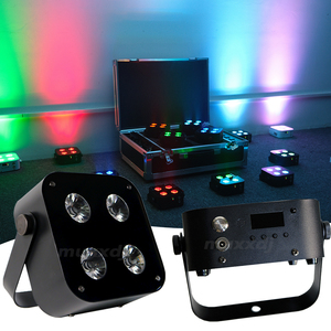 Đức kho IR4 Mini uplights 4x12w rgbwauv akku up-chiếu sáng Pin LED đám cưới <span class=keywords><strong>DJ</strong></span> uplight với không dây <span class=keywords><strong>DMX</strong></span> & IR từ xa - Product Image 5