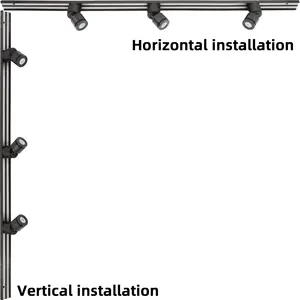 Mini éclairage rotatif VST de haute qualité à LED 1w pour la mise au point de bijoux, éclairage d'étalage pour vitrine d'armoire