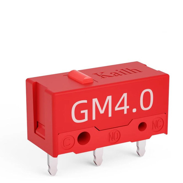 Red Micro Switch GM4.0 Mouse Micro Switch 60 Million Click Life Mouse Switch Button Used on Computer Mice Left Right Keys