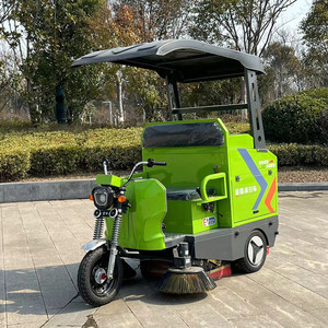 Vente chaude, machine de nettoyage de sol de rue à trois roues de haute qualité, nettoyeur électrique, balayeuse - Product Image 3