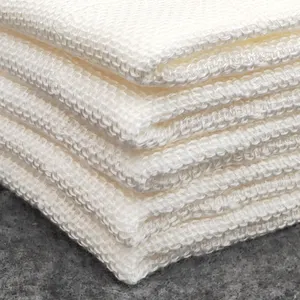 कार्बनिक रंग किनारे लकड़ी कपास Microfiber कपड़ा रसोई तौलिया बुना हुआ पकवान सफाई धोने लत्ता