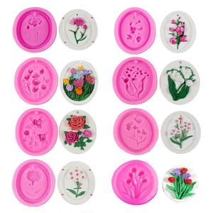 Y fiore auto Freshie <span class=keywords><strong>Silicone</strong></span> resina epossidica per la realizzazione di sapone perline ciondolo candela resina - Product Image 1