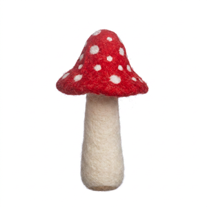 Ornements en forme d'étoile de Noël en feutre de laine, champignons décoratifs pour la maison, modèle 0149, différentes tailles, vente en gros, artisanat en vrac - Product Image 1