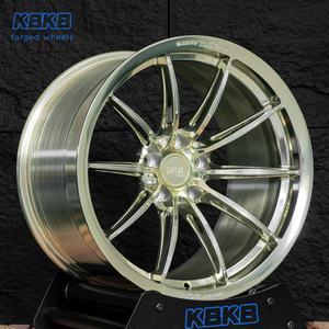 Jantes forgées 6061T6 personnalisées, concaves profondes, dorées, 18 pouces pour Ferrari, <span class=keywords><strong>Alfa</strong></span> <span class=keywords><strong>Romeo</strong></span>, Pagani, Maserati, jantes <span class=keywords><strong>de</strong></span> voiture - Product Image 1