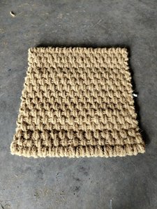 Rouleau de tapis en fibre de coco haute densité brun doré 10m 65kg – Matériau écologique durable pour pavage de passerelles extérieures à fort trafic - Product Image 2