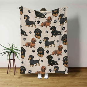 Couverture personnalisée imprimée avec motif de poisson, en flanelle de polyester écologique, couverture en coton pour la maison, utilisable en toutes saisons, lavable en machine - Product Image 3