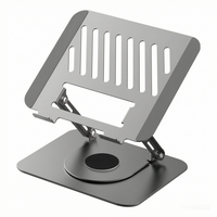 Support d'ordinateur portable OEM d'usine, réglable, rotation à 360°, robuste, en métal, portable, pour station de travail