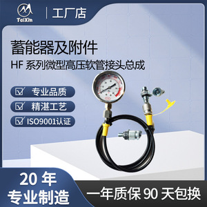 Taixin Hydraulics HF Series <b>Miniature</b> High Pressure Hose Connector Assembly Steel Fitting 7250psi Hydraulic Tools Accessories - Product Image 2
