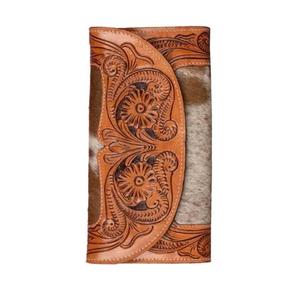 กระเป๋าคลัทช์ผู้หญิงหนังแท้คุณภาพสูงพรีเมียมลายดอกไม้ ตกแต่งด้วยมือ พร้อมตัวล็อคแม่เหล็ก ผลิตโดยผู้ผลิตชาวอินเดีย - Product Image 3