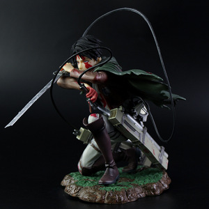 Anime <span class=keywords><strong>Attack</strong></span> <span class=keywords><strong>On</strong></span> Titan Figures Levi Ackerman Figures Levi 20Cm Model PVC Toy - Product Image 4