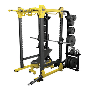 Petit oiseau GYM équipement de Fitness système de <span class=keywords><strong>poulie</strong></span> à câbles multiples Squat Power Cage Rack entraîneur fonctionnel Smith avec pile de poids - Product Image 3
