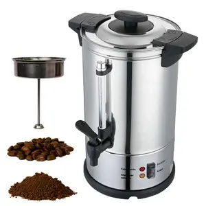 Machine à thé potable chaude chaudière 6L équipement de buffet électrique fabricant de thé au lait restauration commerciale chaudière à eau urne à café
