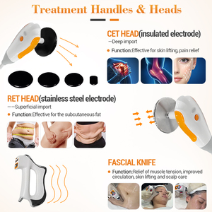 Appareil de radiofréquence <span class=keywords><strong>3</strong></span> en 1 pour le visage et le corps, CET RET 448 kHz, avec couteau fascial - Product Image 5