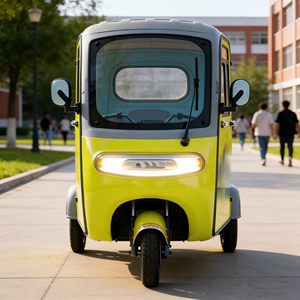 Triciclo Eléctrico Cerrado con Autonomía de 50 Kilómetros, Apto para Personas de Todas las Edades - Product Image 2