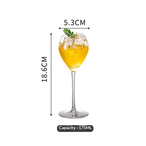 Flûtes à champagne en gros, verres en forme de tulipe, verres en forme de <span class=keywords><strong>goutte</strong></span> <span class=keywords><strong>d</strong></span>'<span class=keywords><strong>eau</strong></span>, flûtes à champagne personnalisables avec impression de logo - Product Image 5
