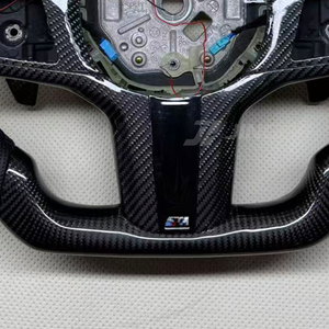 Volante Deportivo Personalizado de Fibra de Carbono y Cuero Serie G para <span class=keywords><strong>BMW</strong></span> G20 G22 G30 M2 G87 M3 G80 M4 G82 G83 M5 F90 M8 F92 F97 <span class=keywords><strong>330I</strong></span> - Product Image 4