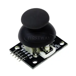 PS2 Joystick Modul Konsol Game KY-023 Sumbu Ganda XY Joystick Sensor Hitam UNTUK Arduino Mega 2560 Arduino Nano