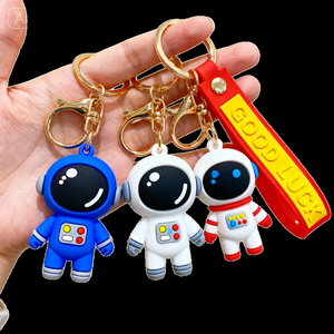 Porte-clés en silicone personnalisé de haute qualité, vente en gros, porte-clés en PVC souple 3D de dessin animé pour la promotion - Product Image 5